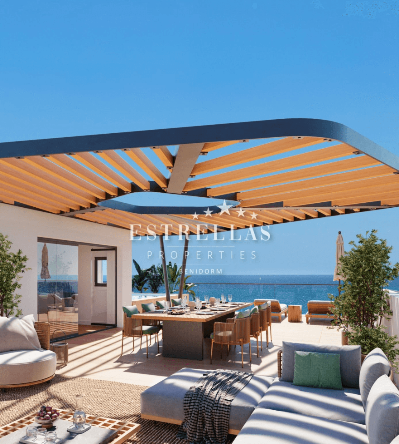 Último ático disponible con vistas panorámicas al mar - Villajoyosa, Costa Blanca