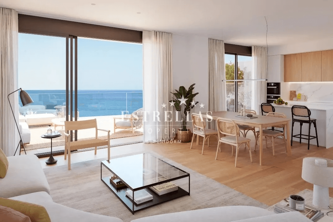 Último apartamento de 1 dormitorio en primera línea de mar - Villajoyosa, Costa Blanca