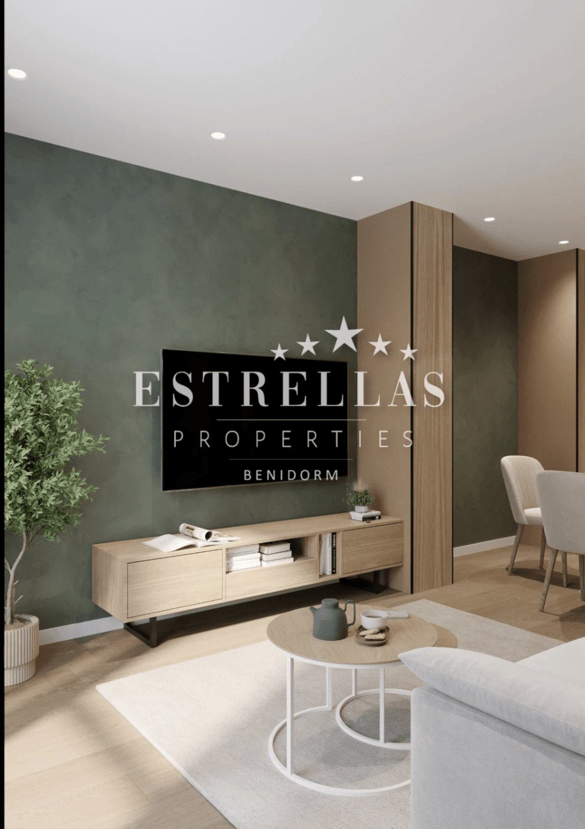 Apartamento reformado en Benidorm cerca de Playa de Poniente con piscina y orientación sur