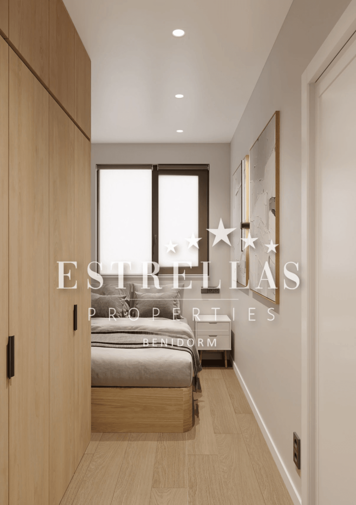 Apartamento reformado de 3 dormitorios con piscina cerca de Playa de Poniente en Benidorm