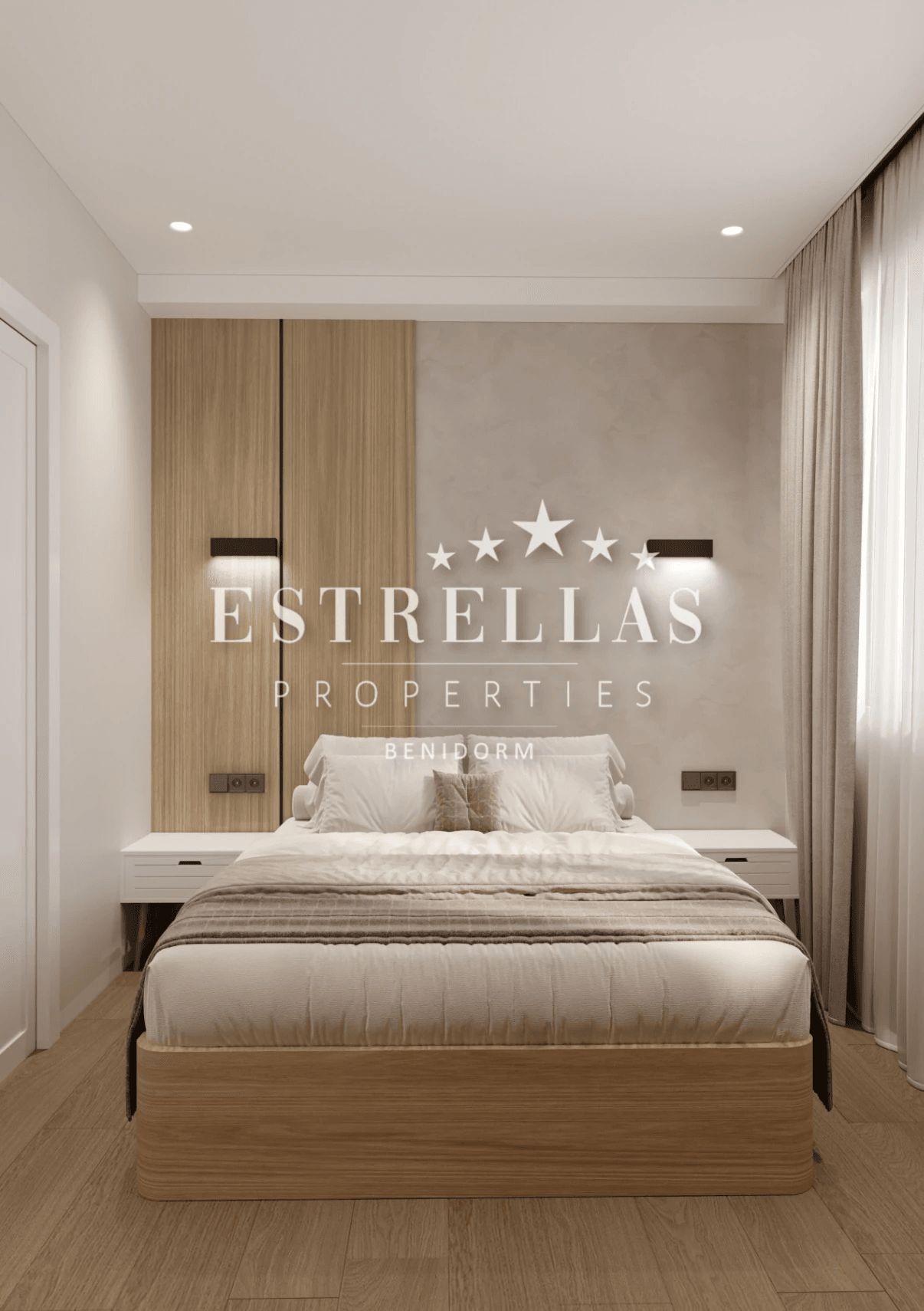 Apartamento reformado en Benidorm cerca de Playa de Poniente con piscina y orientación sur