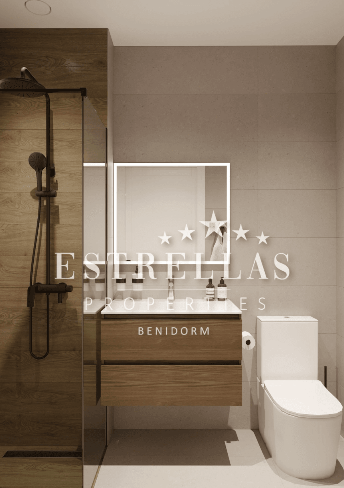 Apartamento reformado de 3 dormitorios con piscina cerca de Playa de Poniente en Benidorm