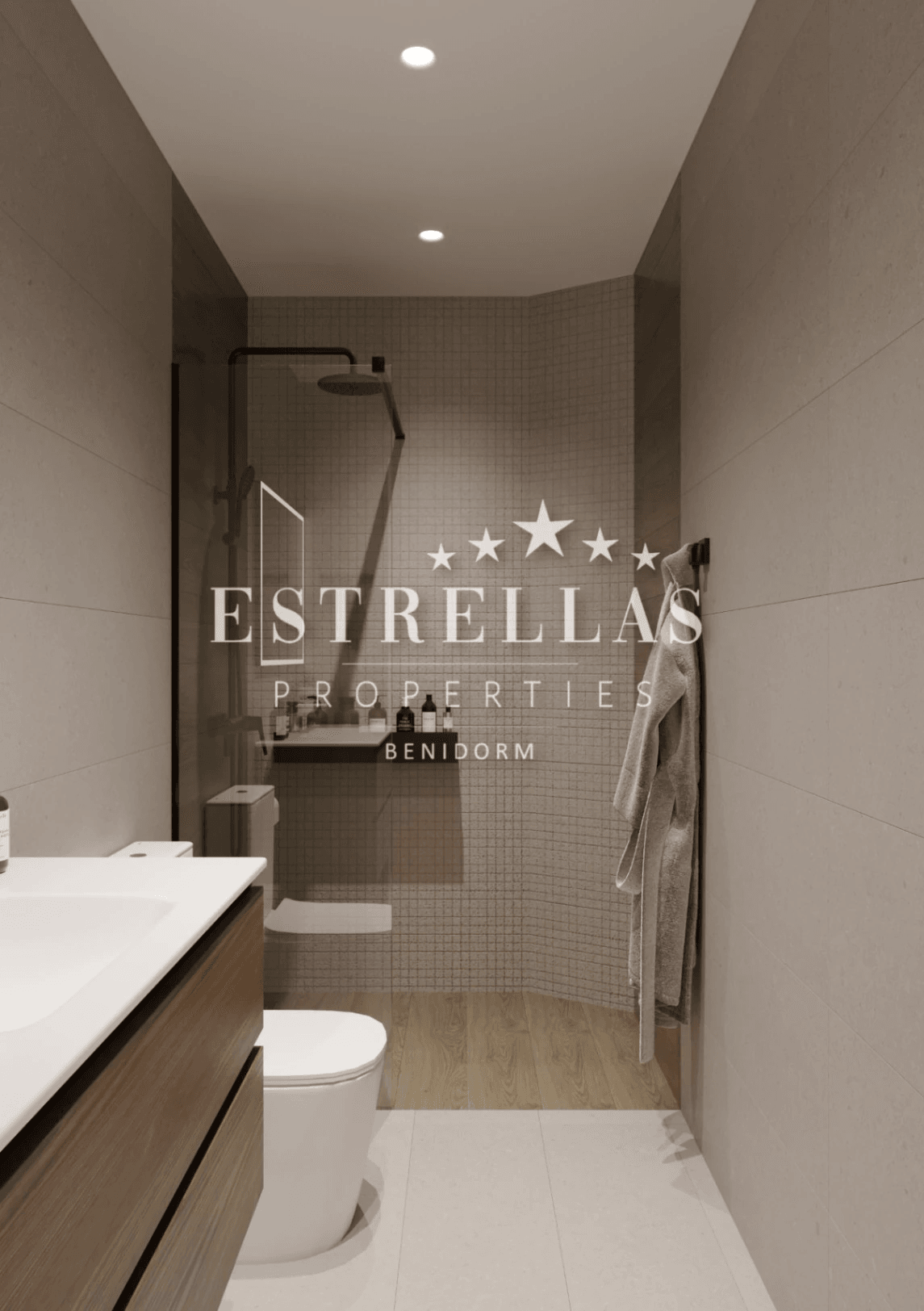 Apartamento reformado en Benidorm cerca de Playa de Poniente con piscina y orientación sur