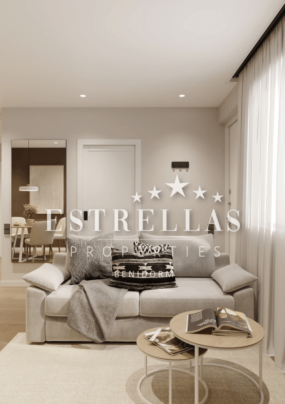 Apartamento reformado de 3 dormitorios con piscina cerca de Playa de Poniente en Benidorm