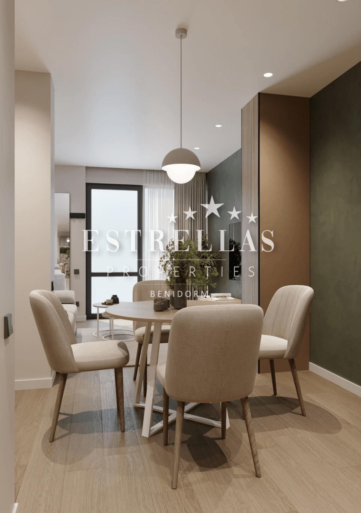 Apartamento reformado en Benidorm cerca de Playa de Poniente con piscina y orientación sur