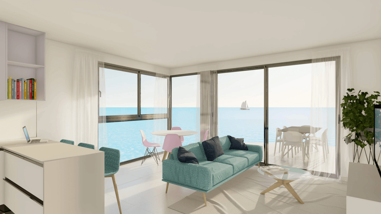 Apartamento de lujo en primera linia del mar