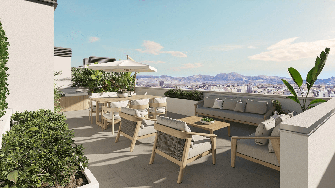 Penthouse til salg i Alicante