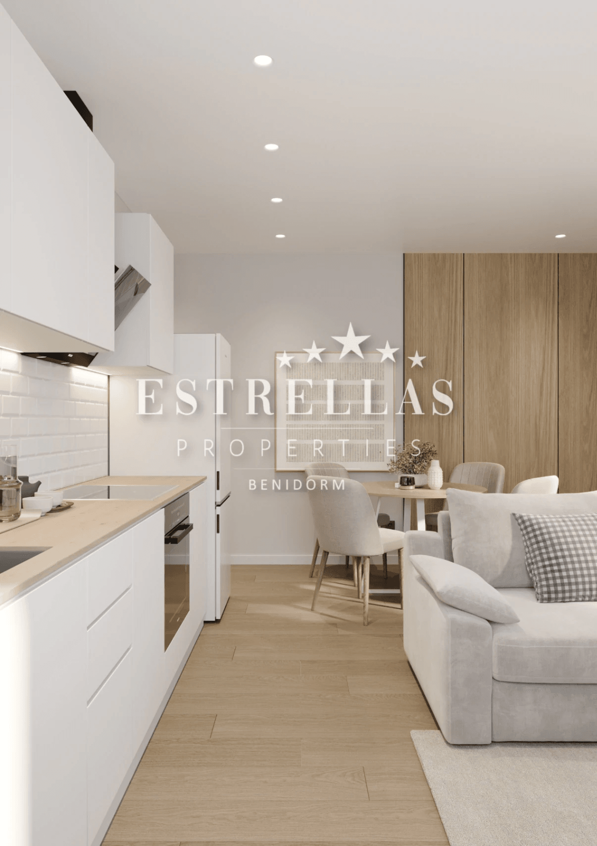 Gerenoveerd appartement met zwembad en uitstekende ligging nabij het strand in Benidorm, Costa Blanca