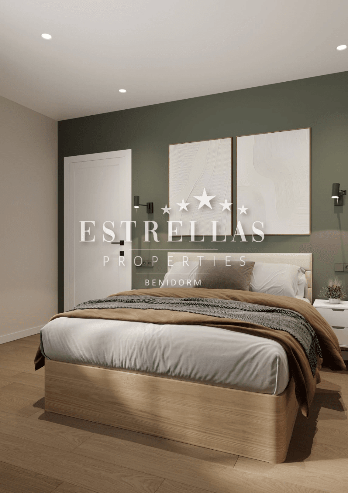 Gerestyled appartement in Benidorm dichtbij Playa de Poniente met zwembad en op het zuiden gericht.