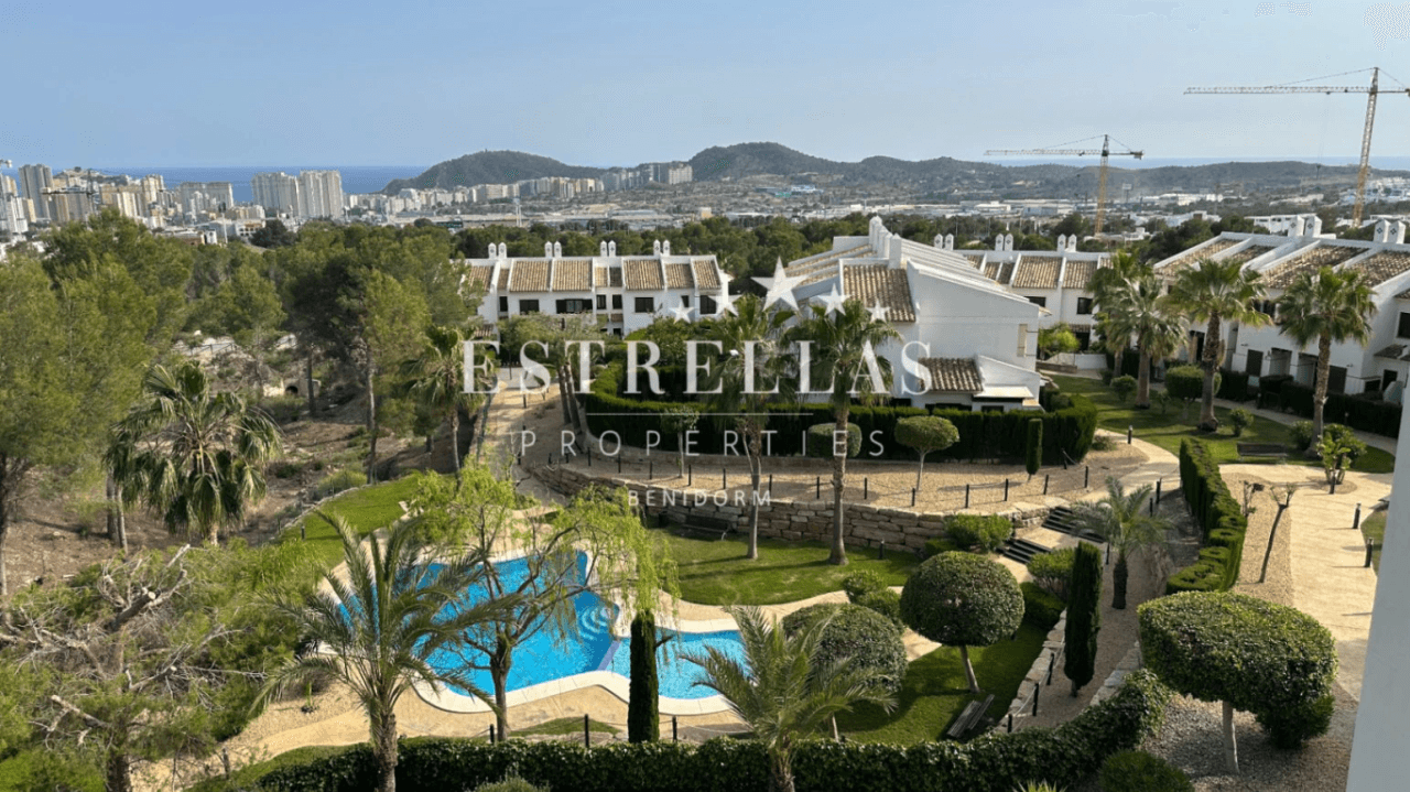 Duplex met uitzicht op zee in Sierra Cortina – 3 terrassen, garage, zwembad | Finestrat