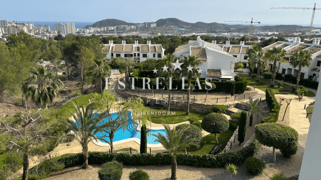 Duplex met uitzicht op zee in Sierra Cortina – 3 terrassen, garage, zwembad | Finestrat