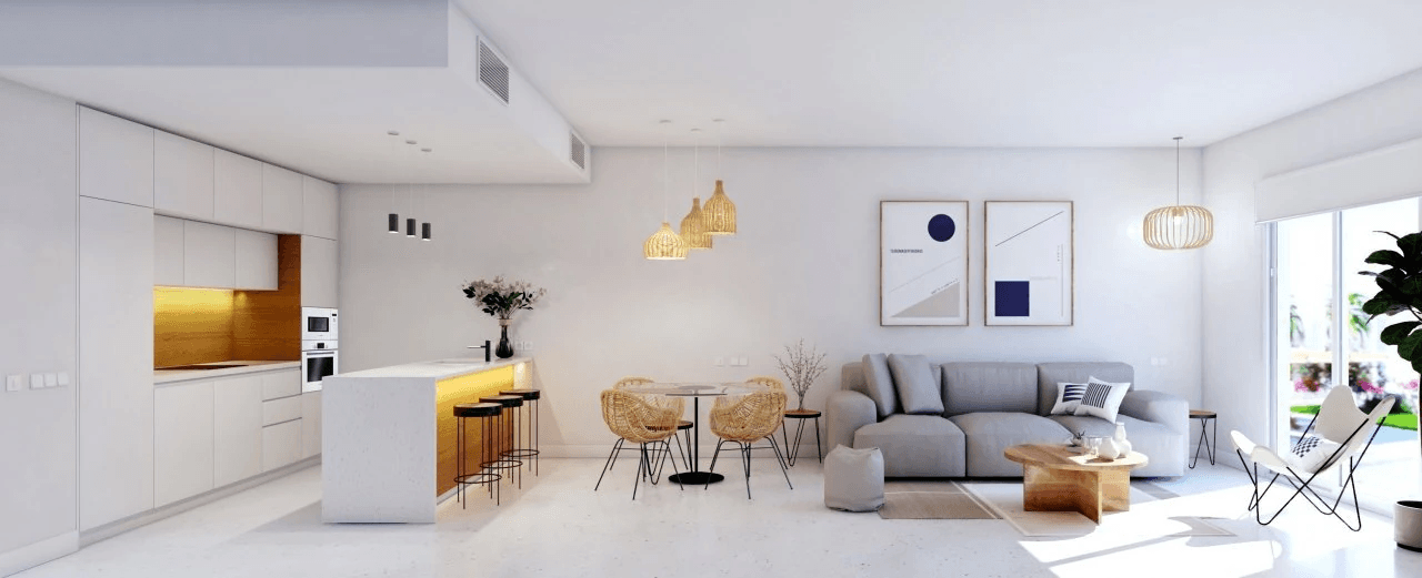 Bungalow en nuevo residencial 250 metros del mar