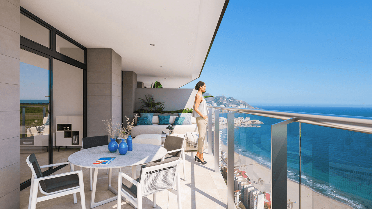 TOUR 3D! Apartamento exclusivo 100 metros del mar en Benidorm