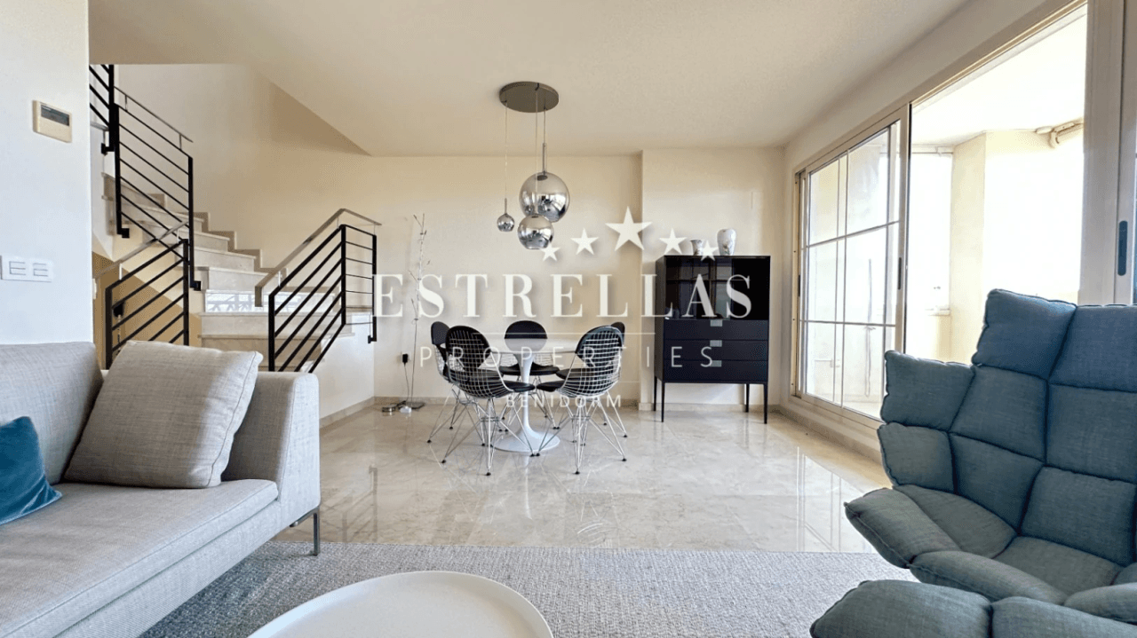 Duplex met uitzicht op zee in Sierra Cortina – 3 terrassen, garage, zwembad | Finestrat