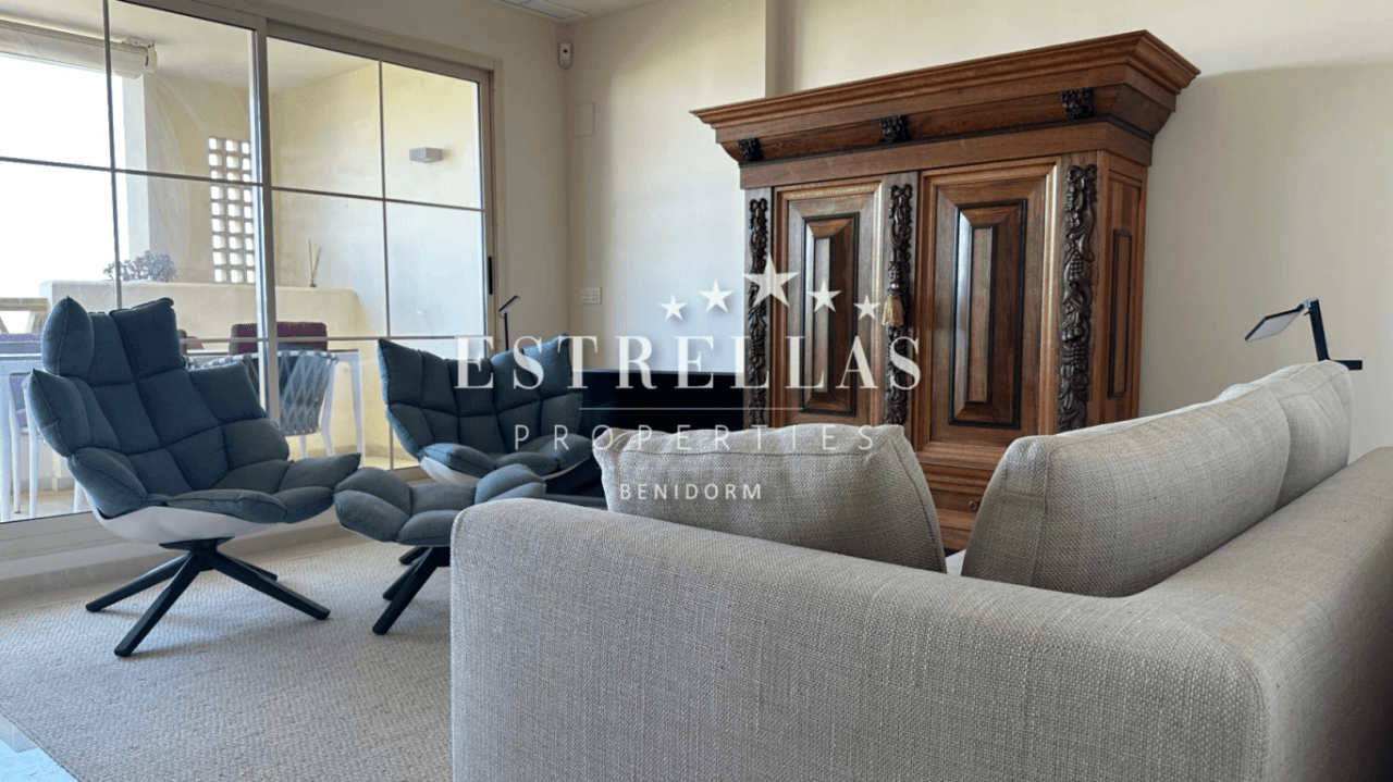 Duplex met uitzicht op zee in Sierra Cortina – 3 terrassen, garage, zwembad | Finestrat