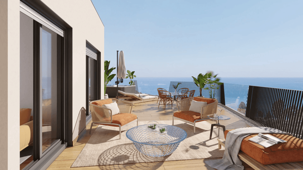 VIDEO! Penthouse de lujo con vistas impresionantes al mar i montana