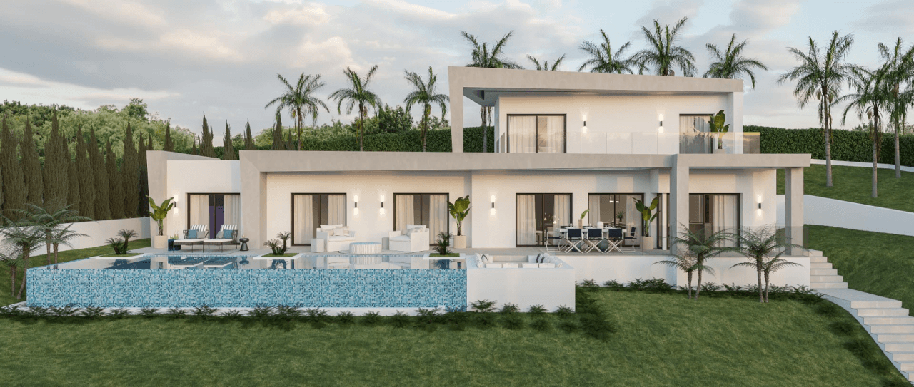 VILLA MODERNE À JAVEA AVEC VUE SUR LA MER ET LA MONTAGNE