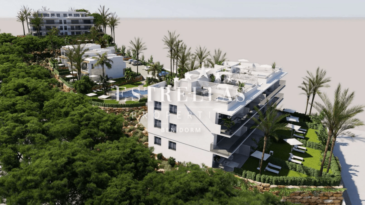 Nieuwbouw penthouse met groot terras en privé solarium in Finestrat - inclusief parkeerplaats en berging