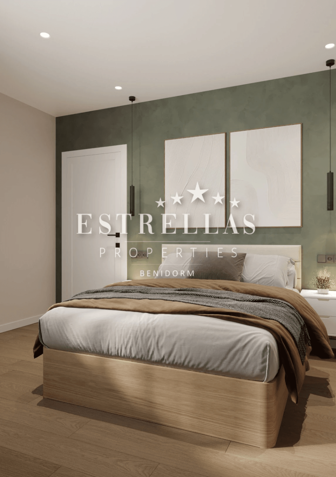 Gerestyled appartement in Benidorm dichtbij Playa de Poniente met zwembad en op het zuiden gericht.