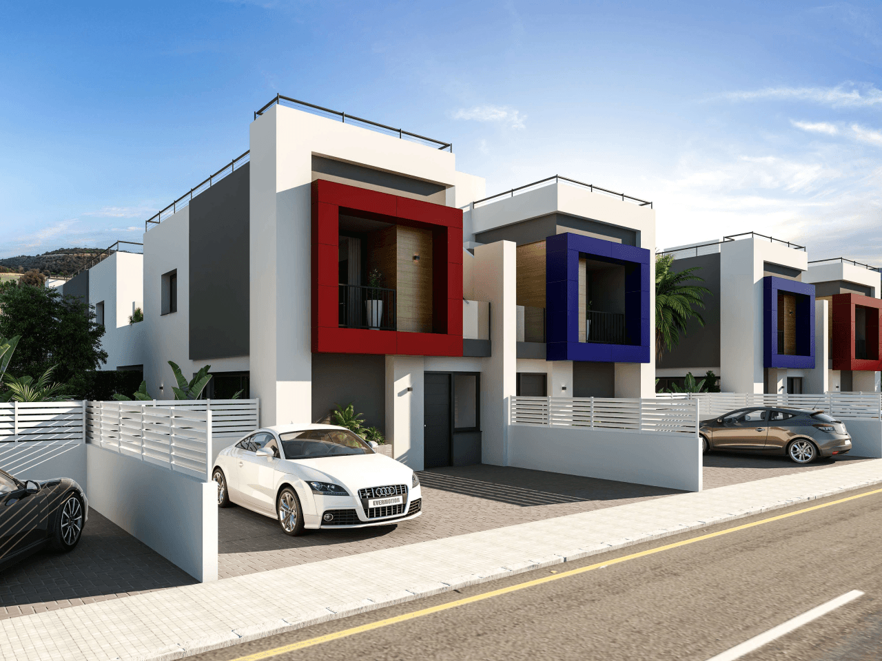 Luksusowy bungalow w zabudowie bliźniaczej