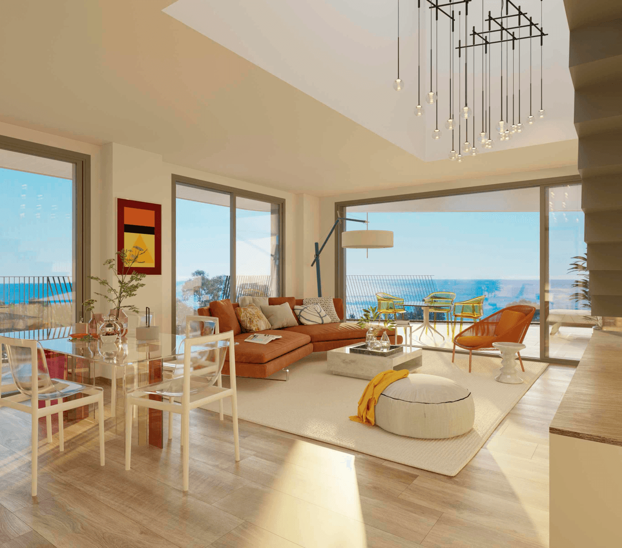 VIDEO! Penthouse de lujo con vistas impresionantes al mar i montana
