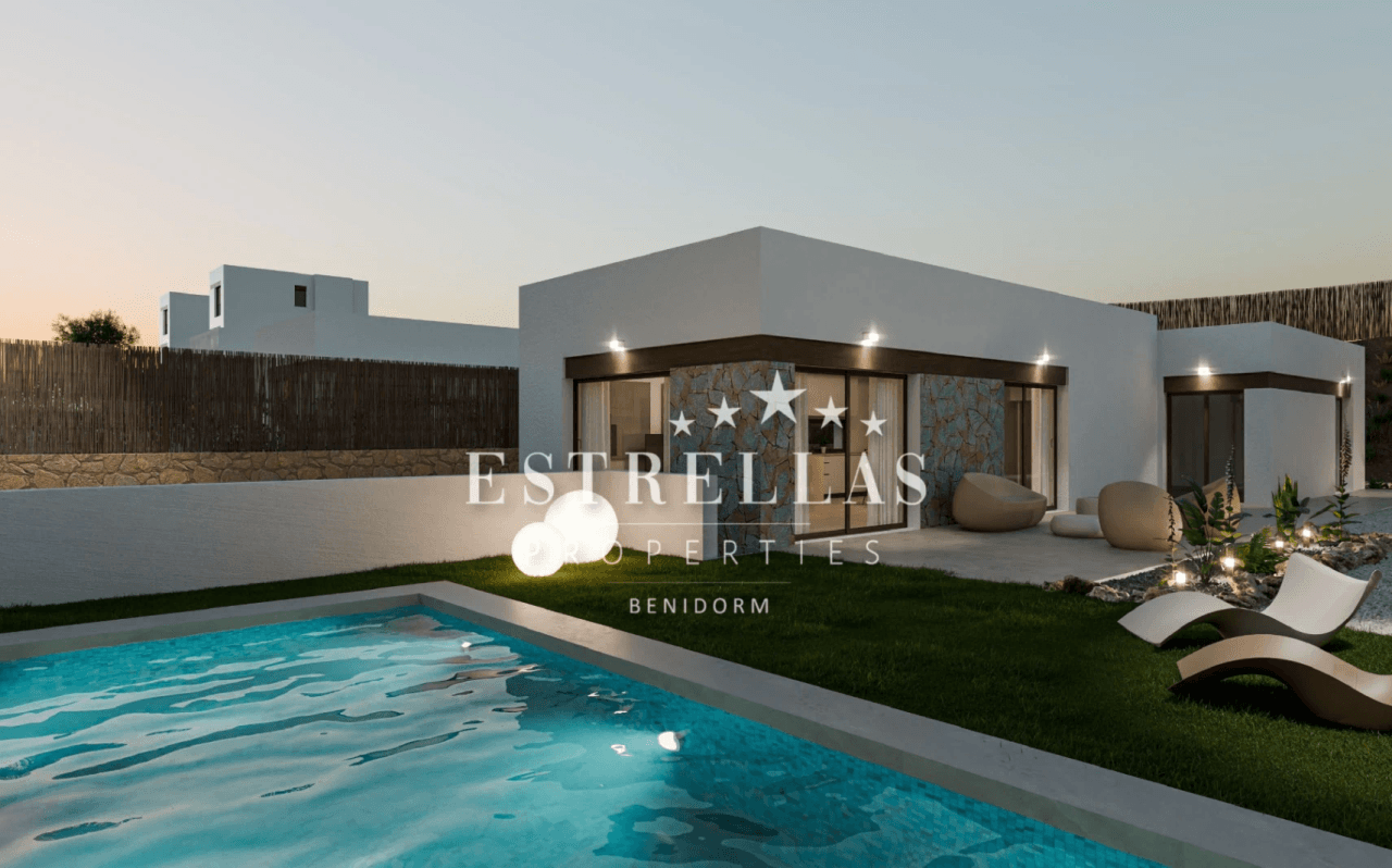 Moderne villa te koop in Finestrat met privézwembad, Smart Home en dicht bij Benidorm