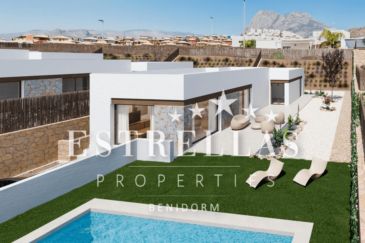 Moderne villa te koop in Finestrat met privézwembad, Smart Home en dicht bij Benidorm