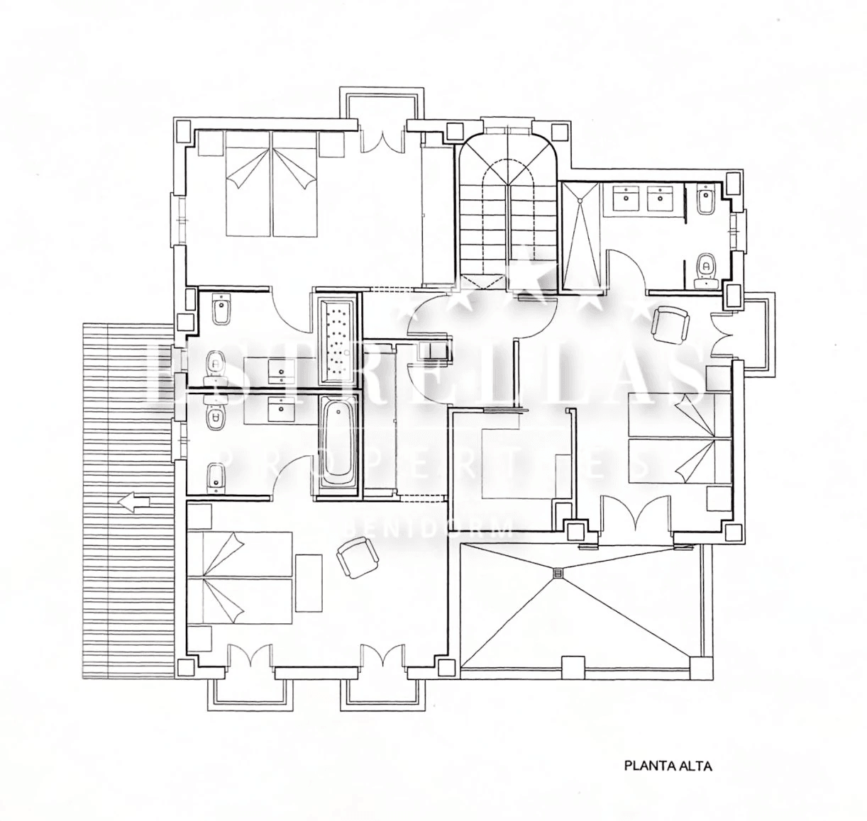 Luxe villa in Sierra Cortina met zeezicht, privézwembad en 4 slaapkamers in Finestrat