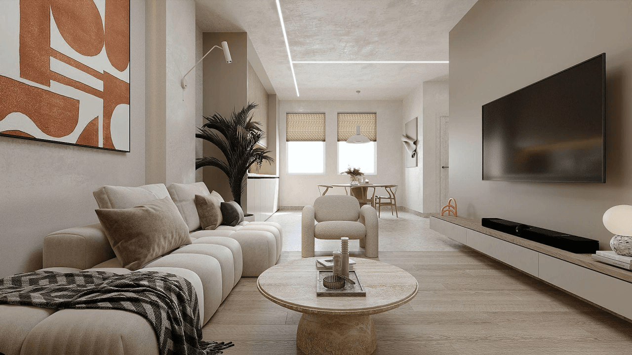 Estudio reformado en Benidorm a 250 metros de Playa de Poniente ideal para inversión en Costa Blanca