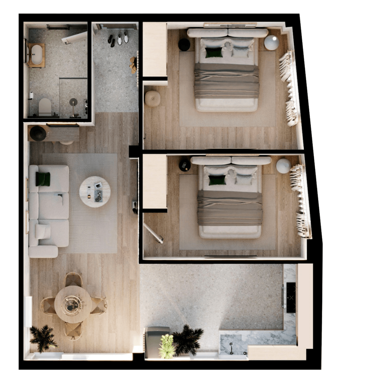 Apartamento reformado en Benidorm a 250 metros de Playa de Poniente ideal para inversión
