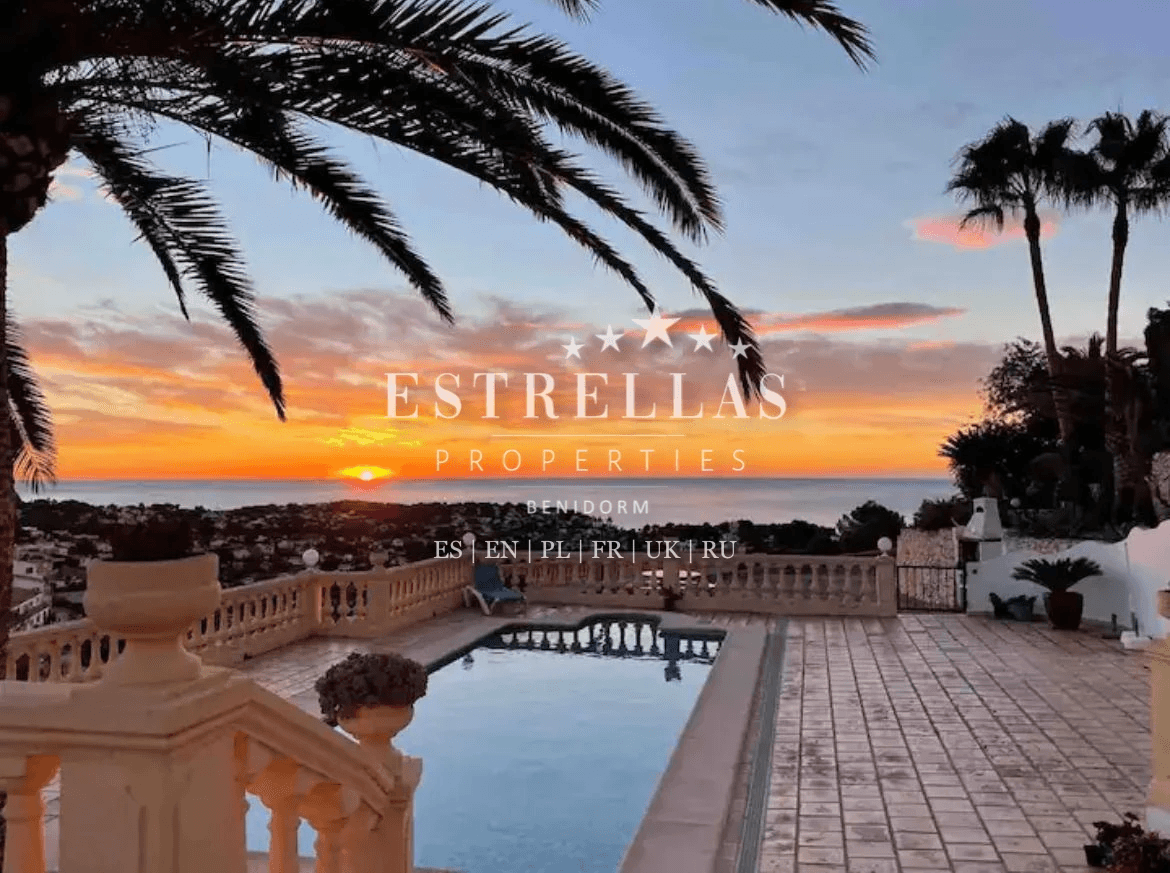 Luxe mediterrane villa met panoramisch uitzicht op zee in Benissa Costa