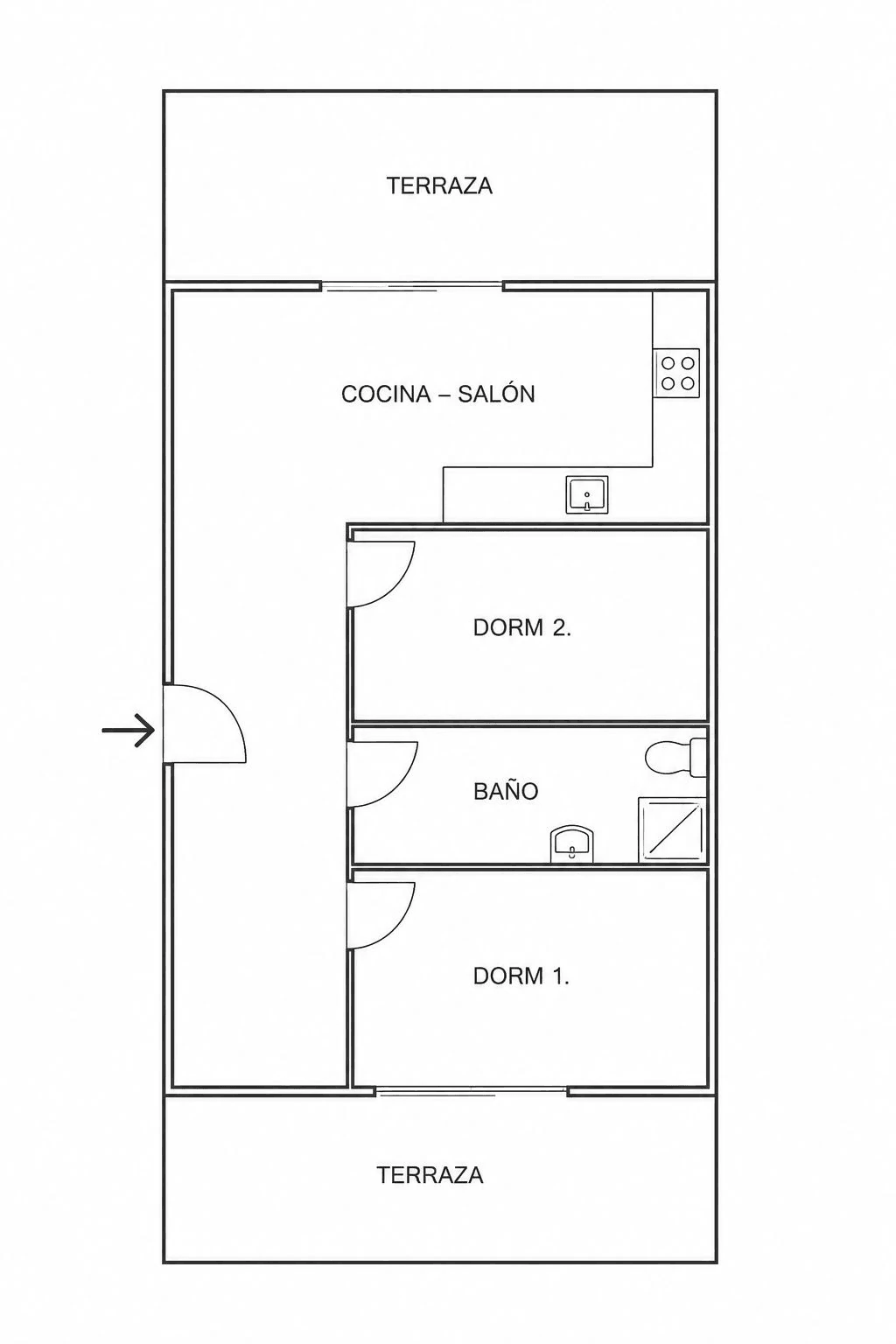 Apartamento en venta en El Albir con dos terrazas, plaza de garaje y vistas a Serra Gelada