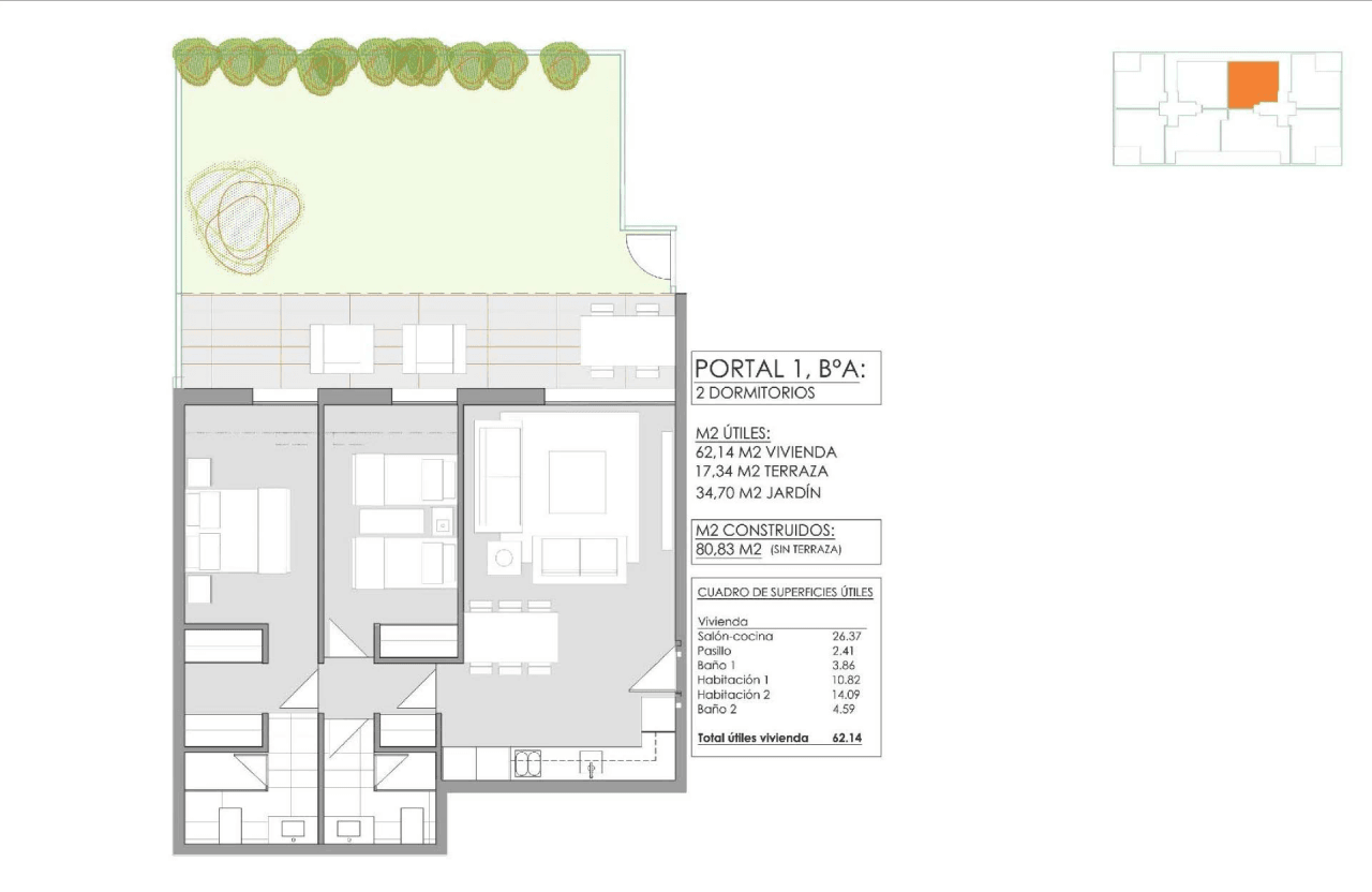 Apartamento en venta en Jávea Xàbia