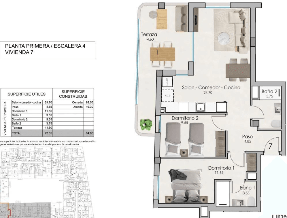 Apartamento en venta en Santa Pola