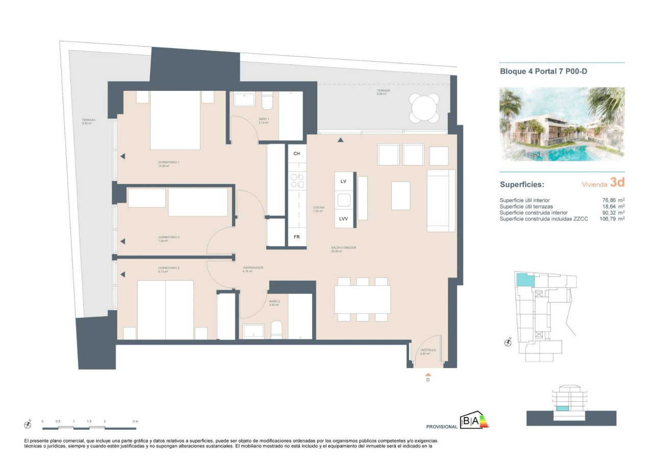 Apartamento en venta en Jávea Xàbia