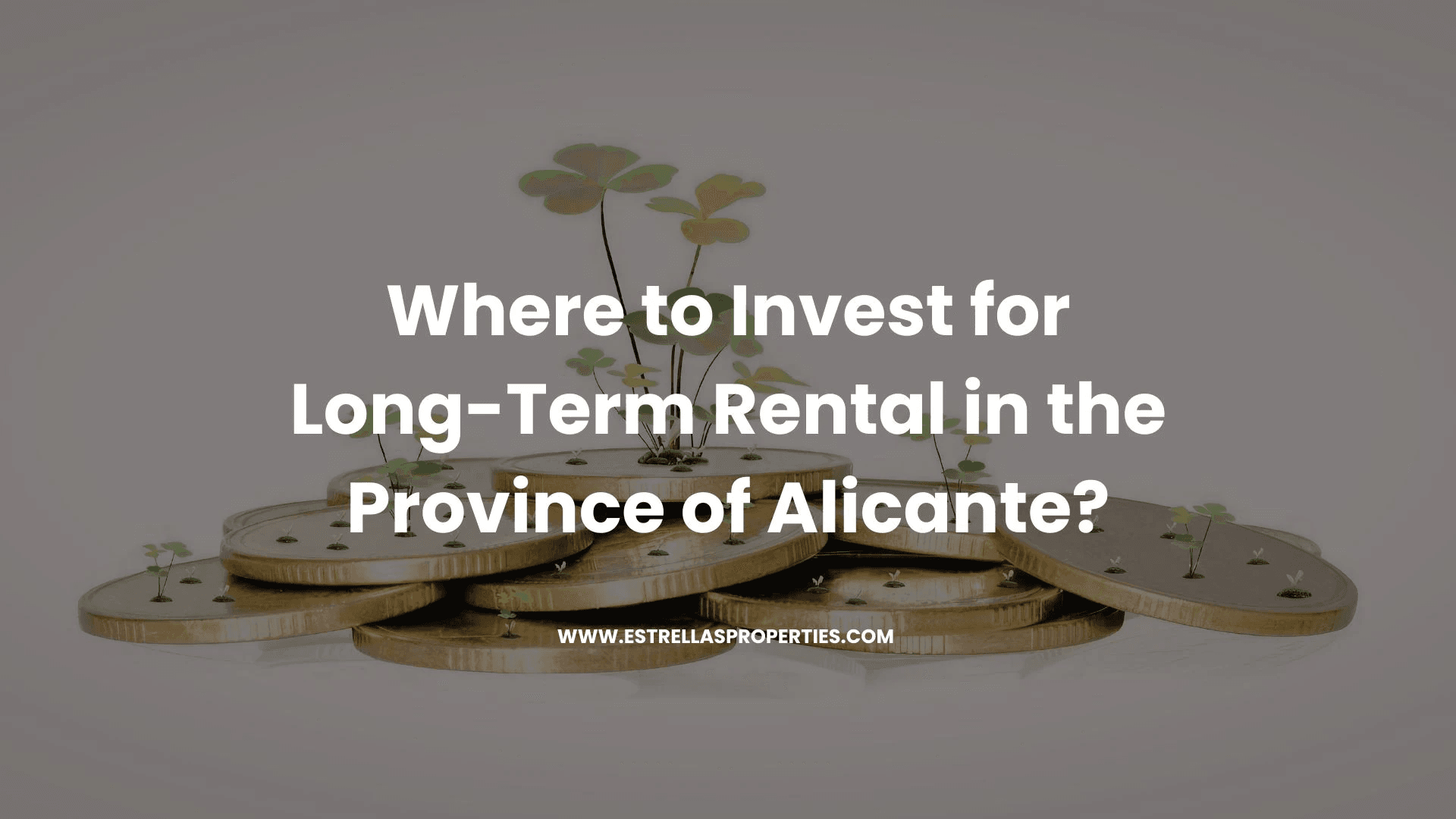 Hvor investere for å leie ut på lang sikt i provinsen Alicante?