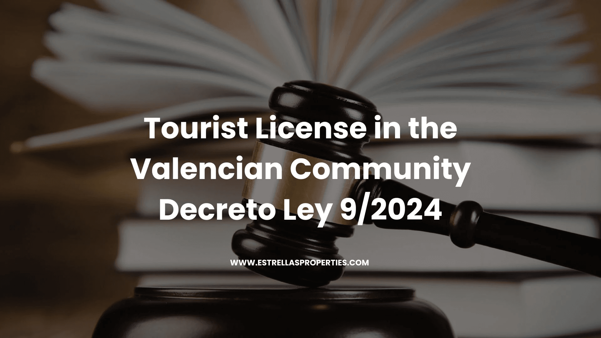 Touristenlizenz in der Valencianischen Gemeinschaft Decreto Ley 9/2024